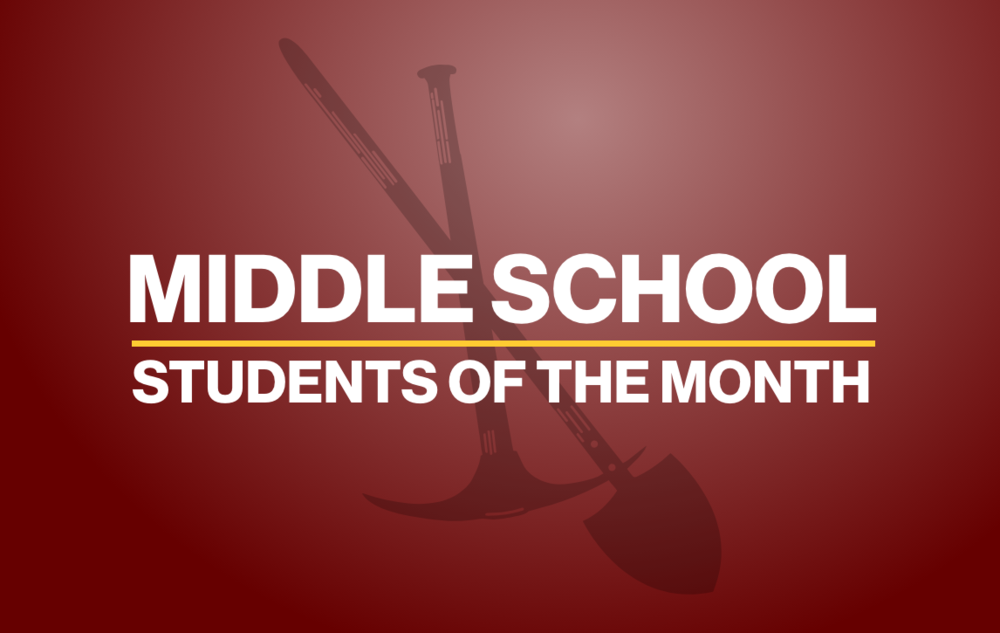 May Middle School Students of the Month